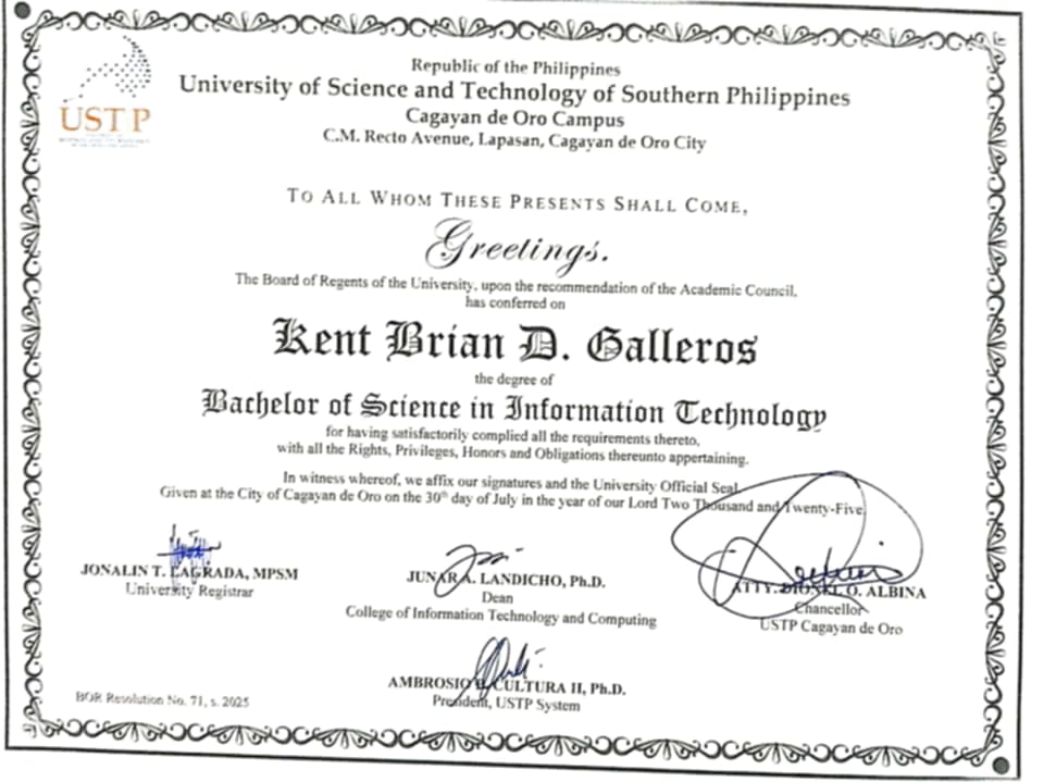 College Diploma